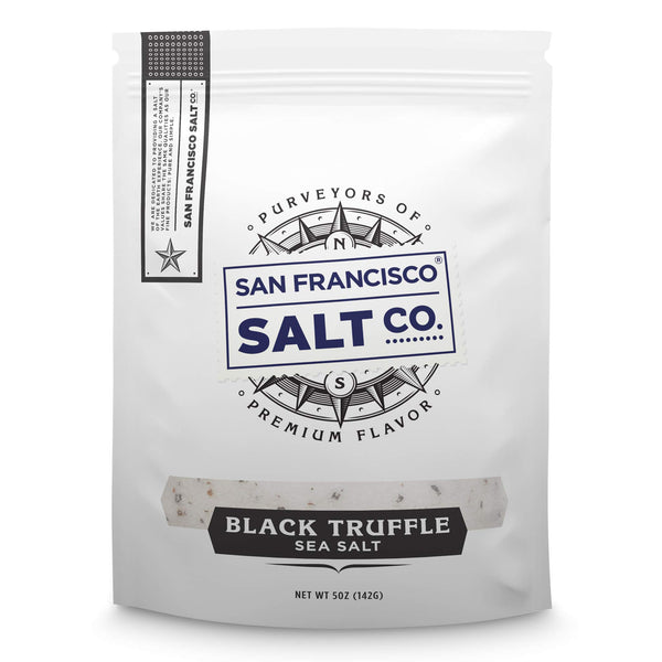 5 Oz. Resealable Pouch - Authentic Italian Black Truffle Salt by San Francisco Salt Company