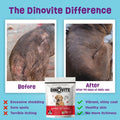 Dinovite Probiotics for Small Dogs, Probiotic Food Topper, 30 Servings | Probiotic Powder Food Topper, Omega-3 Fatty Acids, Digestive Health