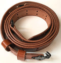 US M1907 Leather Sling WWII M1 Garand Leather Rifle Sling (Leather & Steel Hardware)