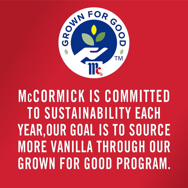 McCormick Vanilla Extract, Pure, No Corn Syrup, Gluten Free, Rich, Sweet Flavor and Aroma for Baking and Savory Dishes, 16 fl oz