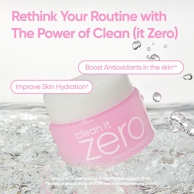 BANILA CO Clean it Zero Original Cleansing Balm | Korean Makeup Remover, Cleansing Oil, Facial Cleanser for All Skin Typ