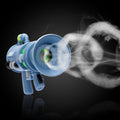 Minions Despicable Me 4 Ultimate Fart Blaster Toy - Shoots Real Fog Rings | 15 Hilarious Sound Effects | Lights Up & Banana Scents | Includes 2