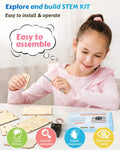 Poraxy Science Kits for Kids Age 8-12 12-14, STEM Kits 8-10, Build Your Own FM Radio Kit, Electronic Circuits DIY Experiment Engineering Building