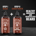 Viking Revolution Beard Conditioner W/Argan & Jojoba Oils - Softens & Strengthens - Sandalwood Scent - Beard Conditioner W/Beard Oil (17Oz