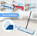 3 Pack Mop Heads Replacements Compatible for Ocedar Dual-Action Microfiber Flip Mop, Double Sided Mop Replace Head Mop Refills with Microfiber &