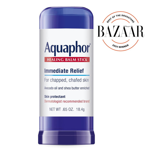 Aquaphor Healing Balm Stick, Skin Protectant with Avocado Oil and Shea Butter, 0.65 Oz Stick 0.65 Ounce (Pack of 1)