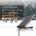POWOXI 6V 1.5W Deer Feeder Solar Panel Battery Charger IP65 Waterproof | Keep Your Deer Feeder Charged | 95% Clear PC Panel & Fast 6V Charge |
