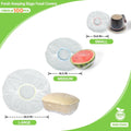 3rd Upgraded Plastic Bowl Covers, 100PCS Bowl Lids for Bread Proofing, 3 Sizes Plastic Covers for Bowls with Elastic, Food Grade Safe Material