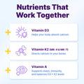 InnovixLabs Vitamin D3 K2-5000 IU Vitamin D3 Plus 600 mcg Vitamin K2 MK4 and MK7 for Max Calcium Absorption, Supports Bone, Immune, Heart Health,