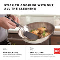 DI ORO Spatulas for Kitchen Use - Forever Warranty - 600°F Heat Resistance Silicone - Turner Spatula Set for Cooking - BPA Free Wide Pancake
