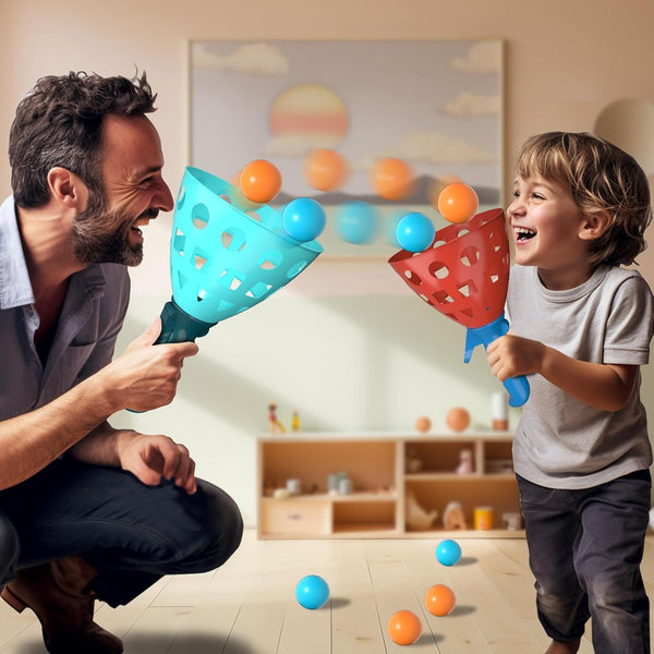 Bennol Outdoor Game Toys for Kids Boys with 20 Balls, Pop Pass Catch Ball Game Outside Toys Gifts for 3 4 5 6 7 8+ Year Old Teens, Outside Outdoor