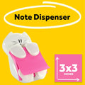 Post-it Note Dispenser, White Cat Design, 1 Dispenser, 1 Pad, 45 Sheets 1 Count