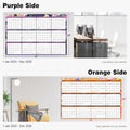 Ospelelf 2025 Wall Calendar Large 32'' X 48'' Dry Erase Laminated Calendar for Wall, 12 Month Family Calendar, Use Jan 2025 - Dec 2025 (Morandi)