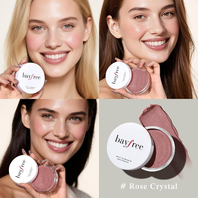 Multi Glow Balm, Cream Blush for Cheeks, Blush Balm Face Makeup, Radiant Finish,