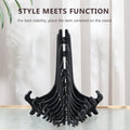Artliving 4 Inch Black 12pcs/Set Plastic Easels Plate Display Stands Picture Frame Stand Holder Black 4 inch (12 pack)