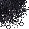 Hicarer 1000 pcs Mini Rubber Hair Bands 1/2 Soft Elastic Bands for Woman Hair Braids Ponytails & Beards Small Dreadlocks, Wedding Hairstyle and
