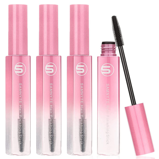 Samnyte Flyaways Hair Stick (4 Pack) - Hair Tamer, Finishing Mascara and Gloss E