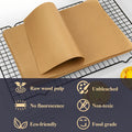 DISSKNIC 100PCS Unbleached Parchment Paper 12 x 16, Precut for Baking, Half Sheet for Cookie Sheets, Kitchen Gadgets and Supplies for Oven