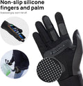Fanvince Winter Gloves Gifts Men Women - Upgraded Touch Screen Cold Weather Warm Glove for Running Driving Cycling Hiking