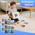 30 Pack 540 Pocket Binder Pages - Double-Sided 9 Pocket Trading Card Sleeves for 3 Ring Binder, Clear Plastic Pages for Sport and Game Cards
