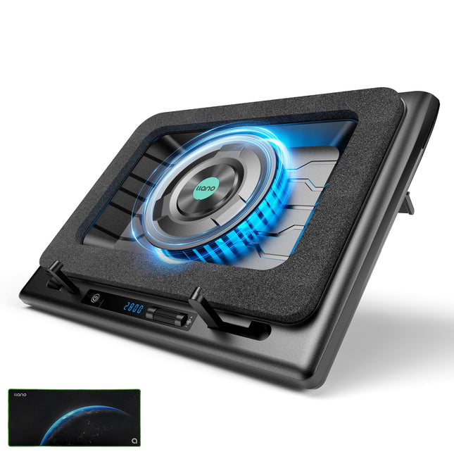 Llano Gaming Laptop Cooler, Laptop Cooling Pad Stand with 5.5Inch External Cooli
