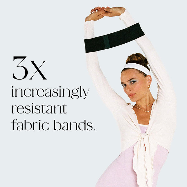 Bala Bands Resistance Bands, Non-Slip Fabric Exercise Bands | Non-Slip Ankle, Legs, Glutes & Booty Bands, Women & Men - Loop Workout Bands for