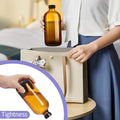 9 Pack Glass Spray Bottle 16Oz, Empty Amber Spray Bottle Refillable Container for Essential Oils,Cleaning Products,Aromatherapy Spray Device