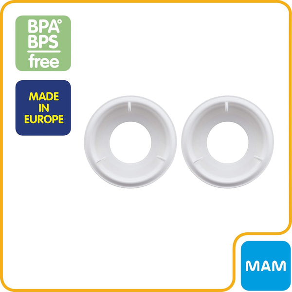 MAM Easy Start Anti-Colic Bottle Original Valve Replacement Parts – 2 Pack | Compatible With All MAM Easy Start Anti-Colic+ Baby Bottles, Made In