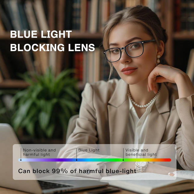 Blue Light Glasses for Woman Men | 99% Blue Light Blocking Glasses | Computer Gl