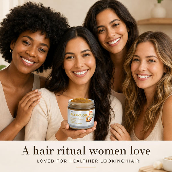 YBW Batana Oil for Hair Growth Dr. Sebi Organic, Natural, Pure and 100% Raw Batana Oil Paste from Honduras - Botana Enhances Hair Thickness,