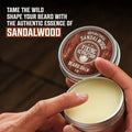 Viking Revolution Sandalwood Beard Balm for Men (2Oz) and Sandalwood Beard Oil (1 Fl Oz) Bundle - with Argan and Jojoba Oils - Soften and