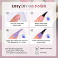 Beetles Gel Nail Polish Set, Nude Gray Pink Blue Burgundy Glitter Gel Nails | Modern Muse Collection with 3Pcs Base Matte Glossy Top Coat Soak Off