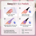 Beetles Gel Nail Polish Set, Nude Gray Pink Blue Burgundy Glitter Gel Nails | Modern Muse Collection with 3Pcs Base Matte Glossy Top Coat Soak Off