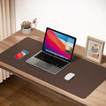 Ã¢ÂÂBoutilon Leather Desk Pad 30" X14",Non-Slip Mouse Pad,Office Desk Mat,Waterprooft PU Leather Desk Blotter,Desk Pad Protector,Desk Writing