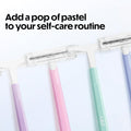 BIC Silky Touch Women'S Disposable 2 Blade Razors, Pretty Pastel Handles and Slim Head Design, 10-Pack