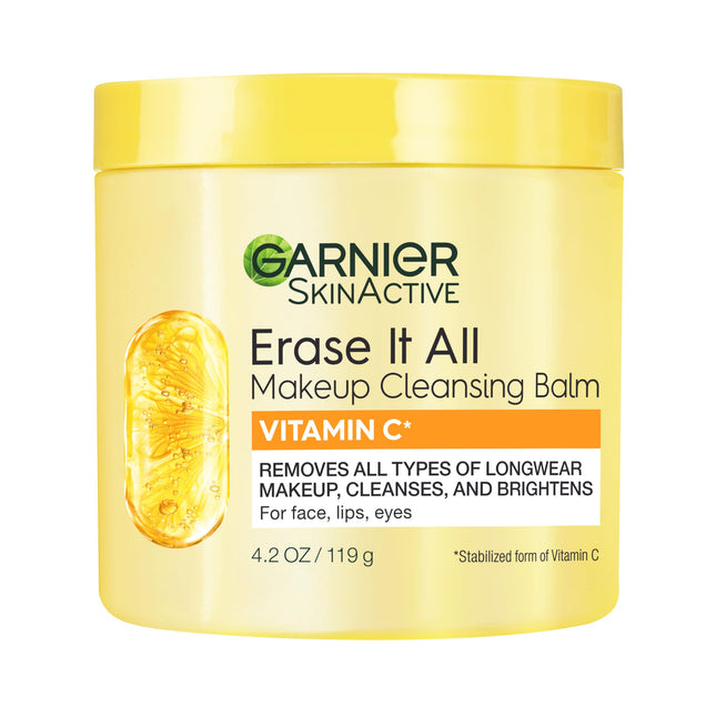 Garnier Erase It All Makeup Cleansing Balm with Vitamin C, Brightening Facial Cl