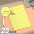 5" x 8" Yellow Legal Pads Writing Pads 12 Pack of Notepad 80gsm Paper Small College Ruled Note Pads Perforated Memo Pads 30 Sheets Yellow Paper