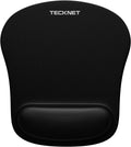Mouse Pad with Wrist Support, TECKNET Ergonomic Gaming Mouse Pad Pain Relief, Portable Comfortable Mousepad for Computer, Laptop, Office, Home and