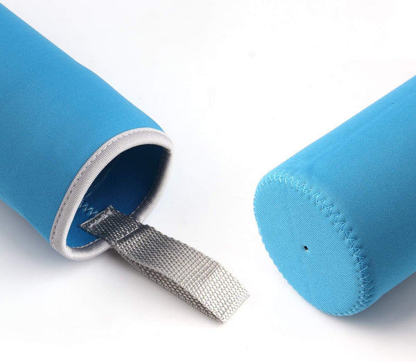 HRLORKC 10 Pack Neoprene Water Bottle Sleeve - 12 oz to 18 oz Insulated Glass Bottle Cozy (Multi-Color)
