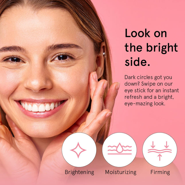 Grace & Stella under Eye Brightener Balm Stick - Caffeine Eye Cream for Dark Cir