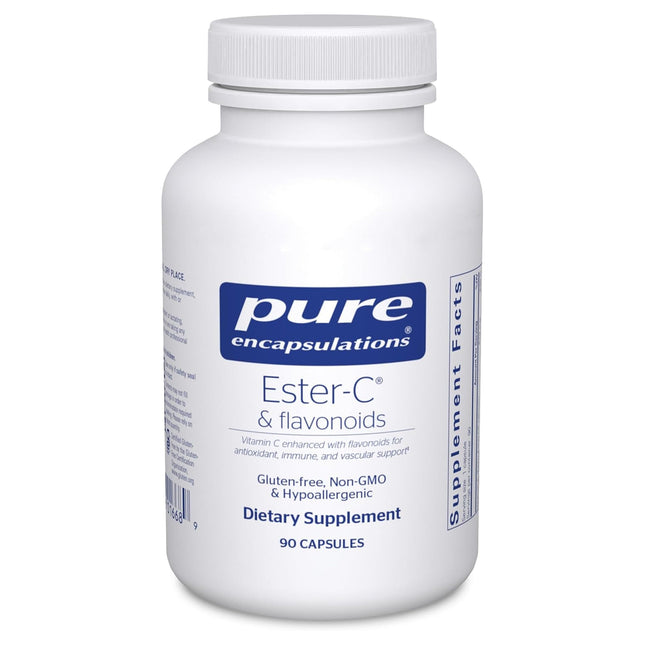Pure Encapsulations Ester-C & Flavonoids - Vitamin C Supplement for Antioxidants