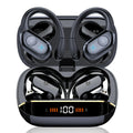 Wireless Earbuds Bluetooth 5.4 Headphones 75H Stereo Deep Bass Sports Over Ear Buds with Earhooks, LED Display Bluetooth Earbuds with 4 ENC Mic,