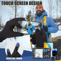 Pixel Panda Winter Gloves for Men Women Warm Touchscreen Gloves for Cold Weather Thin Water-Resistant Windproof Non-Slip Gloves for Cycling,