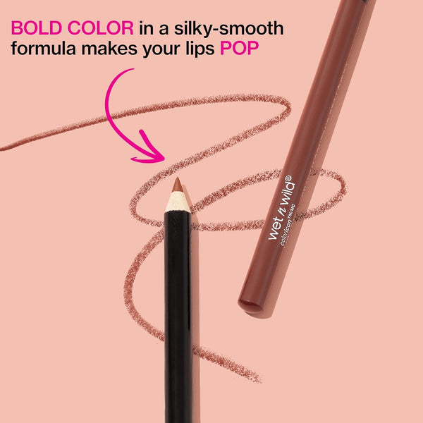 Wet N Wild Lip Liner Pencil Color Icon Lip Color Makeup, Fab Fuchsia