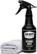 CAR GUYS Hybrid Spray Wax | Advanced Car Wax | Long Lasting and Easy to Use | Safe on All Surfaces | 18 Oz Kit with Towel