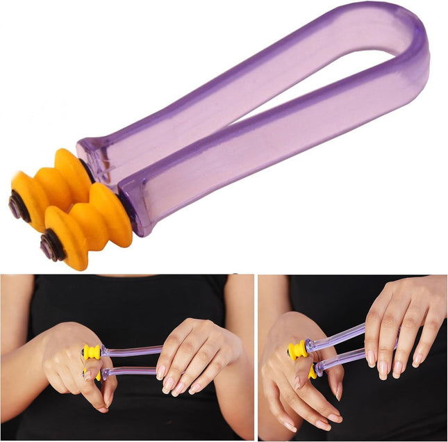Acupressure Finger Roll Kit with Sujok Ring, Power Thumb, Reflexology Chart, and Instruction Manual - Harmony at Your Fi