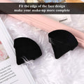 Maitys 12 Pcs Powder Puff Triangle,2.83 Inch,Black Black 2.83 Inch