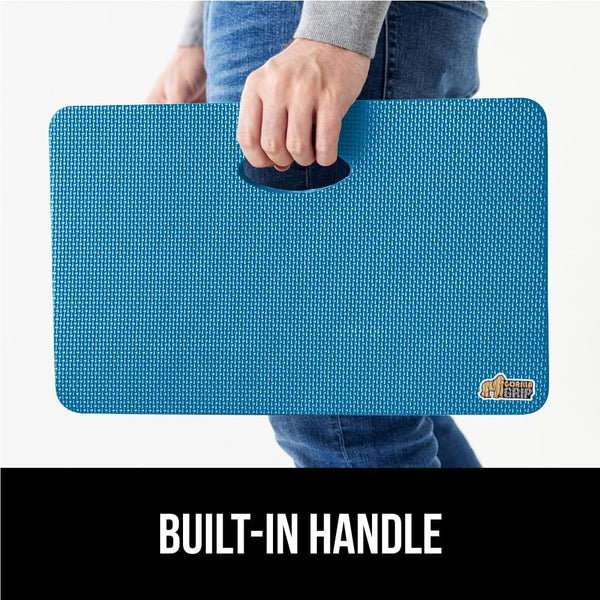 GORILLA GRIP® Extra Thick Patent Pending Supportive Foam Kneeling Pad, Large Cushion Knee Pads for Gardening, Baby Bath Time, Dirt and Water