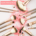 Makeup Brush Set, NEVSETPO 28PCS Make Up Brushes For Women Include 24 Makeup Brushes 2 Sponges, 1 Dual End Mask Spatula, 1 Brush Egg Cleaner, 1