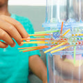 Mattel Kerplunk Kids Game, Easy-To-Learn Family Game for 2 to 4 Players, Don'T Let the Marbles Fall